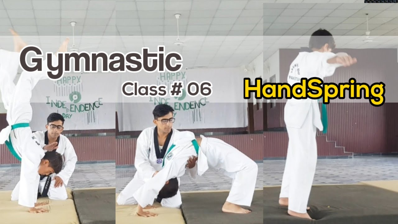 Hand Exe Spring Gymnastic Class 06 | Hand spring | Stay Fit With Ahsan - YouTube