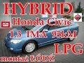 Honda Civic 1.3 IMA HYBRID 95kM montaż LPG BRC od ARG Auto Gaz Łódź