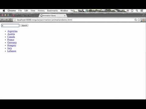 AngularJS Animations