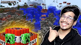 Beating Minecraft But TNT Are OP | Ending Twist