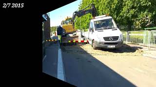 Renovering Av Betongplattan Över Kärracentrun. 27 2015