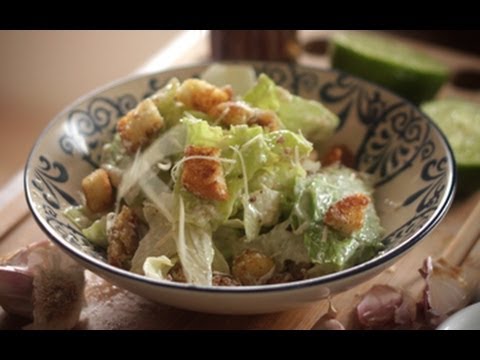 Vídeo: Como Fazer Salada César De Anchova
