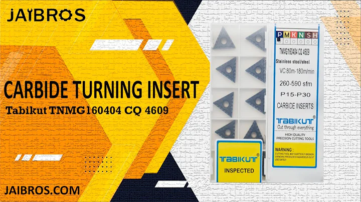 Tabikut TNMG160404/08/12 CQ 4609 Steel Grade Carbide Insert - Jaibros (CNC Machine Tools)