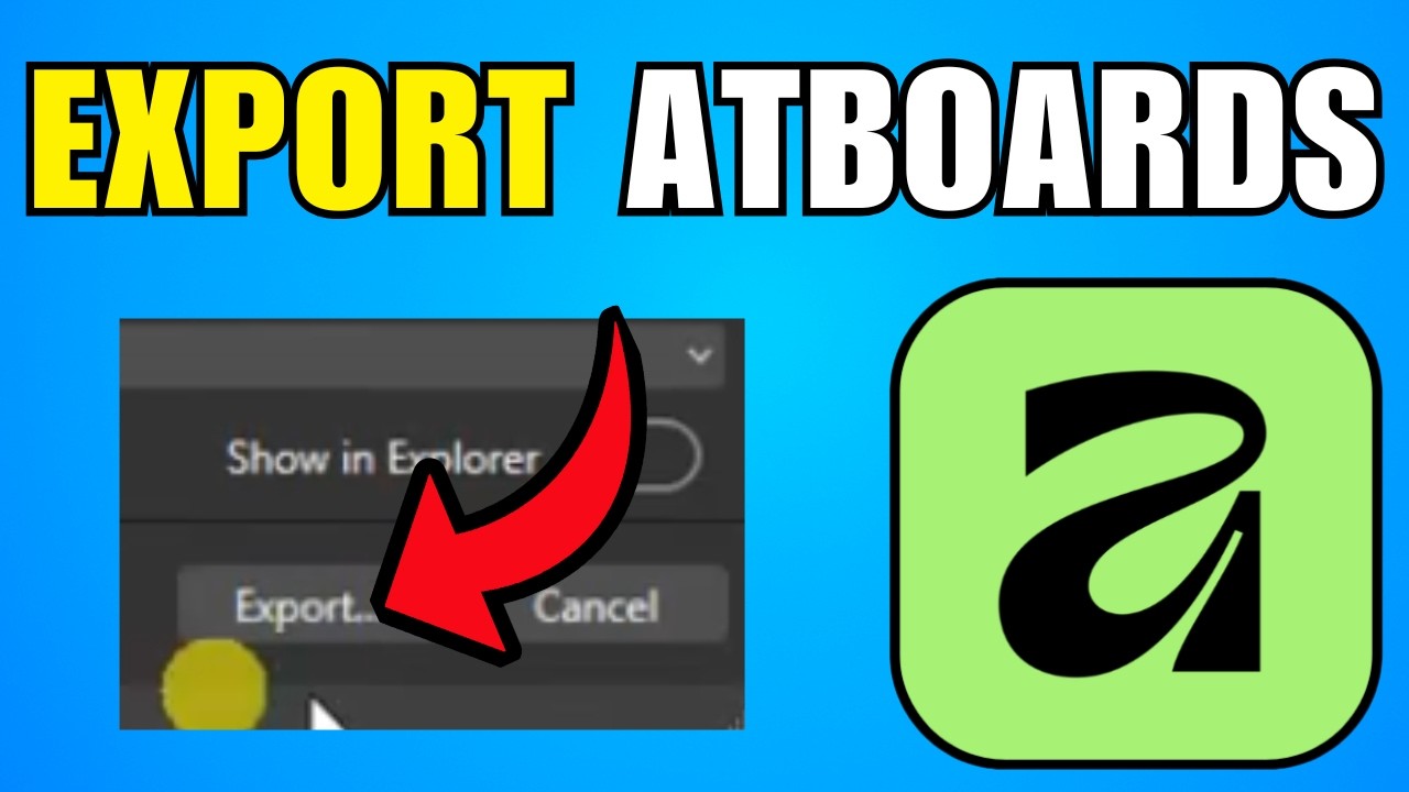 How To Export Artboards In Affinity Designer (2026) (Best Method) - YouTube