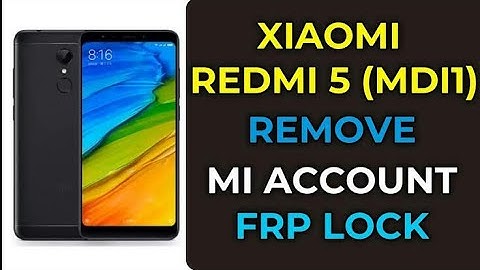 Mi  Redmi 5 | Mi Account |Pettern Lock | Reset | With Miracle Box | 100%Working |