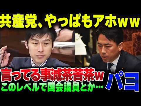 日本共産党の山添拓、あまりにも主張が無能すぎて失笑される