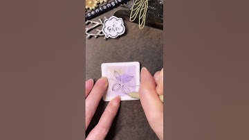 Zentangle Pattern Tangle #SPRINGS 禪繞畫入門 禪繞圖樣 (N.1981) how to draw by Eva Wu #bijou #shorts