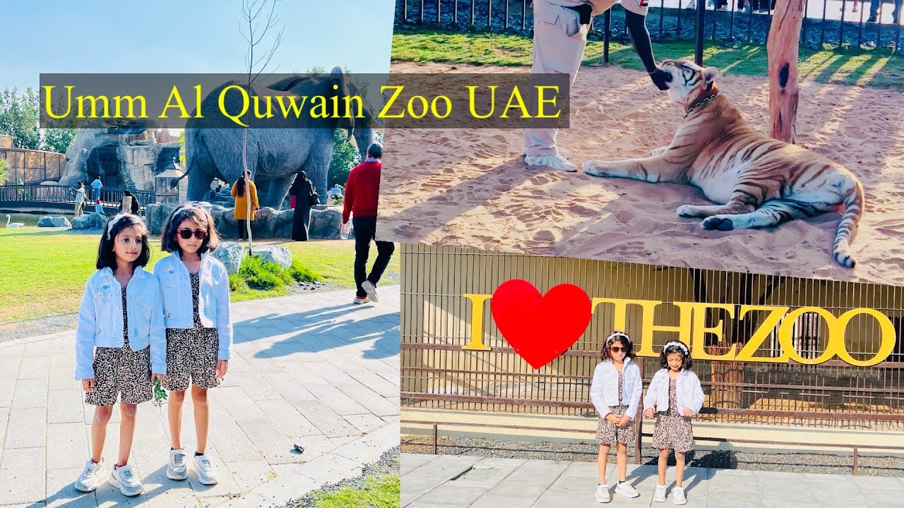 The zoo wild life park Umm Al Quwain |UAE | 2023 | Nashwa Najwa @ Super Twins