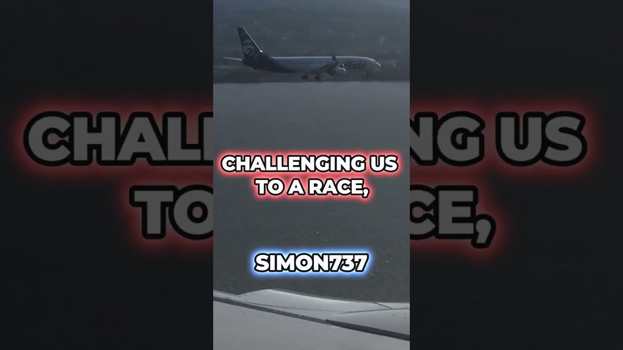 Flight 198 challenging us to a race ✈