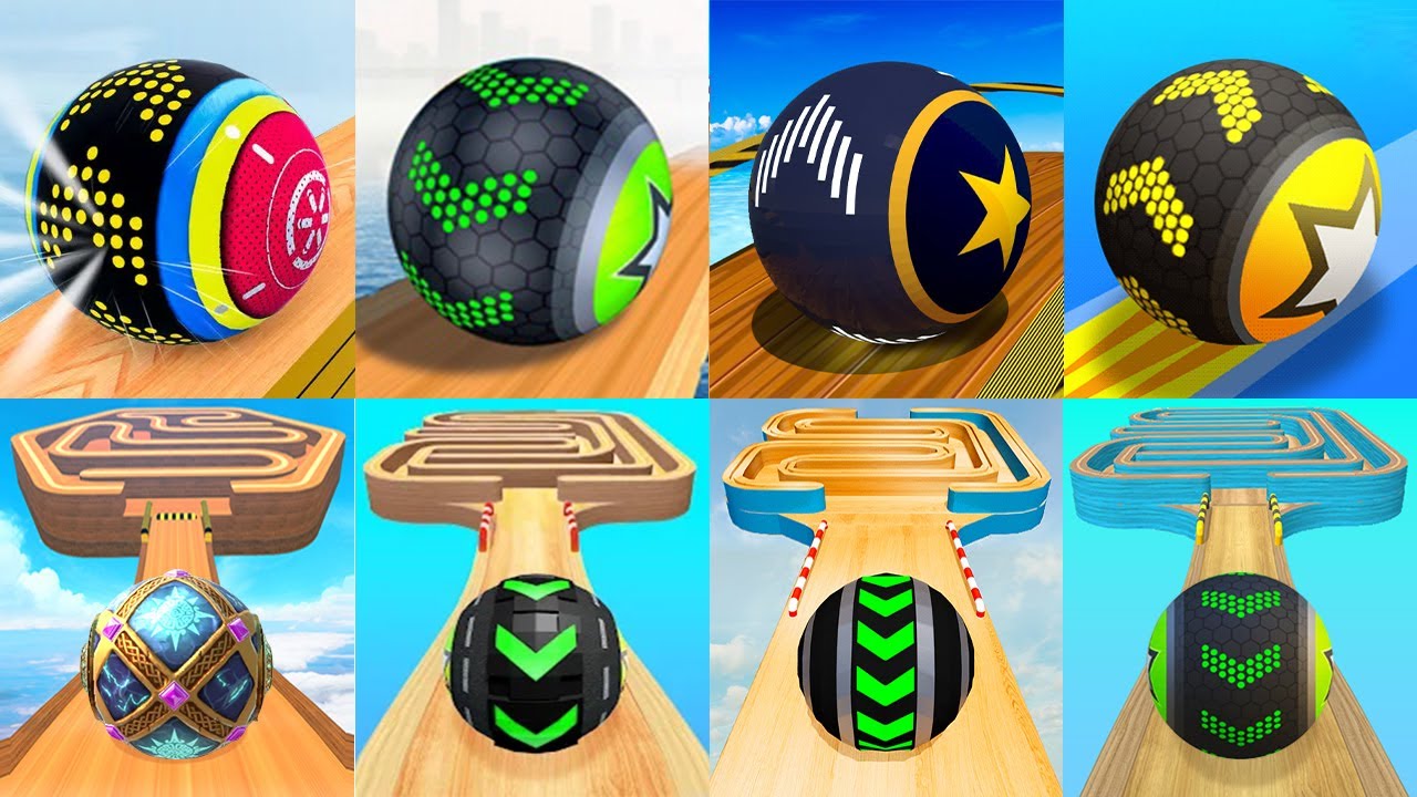 Going Balls VS Super Rolling Ball Master,Sky Balls,Action Balls Max SpeedRun Tiktok Gameplay trsopb