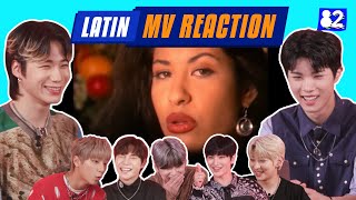 Kpop Idols and Latinos React to Throwback Latin MVs | Luis Miguel, Chayanne, Selena, Elvis Crespo