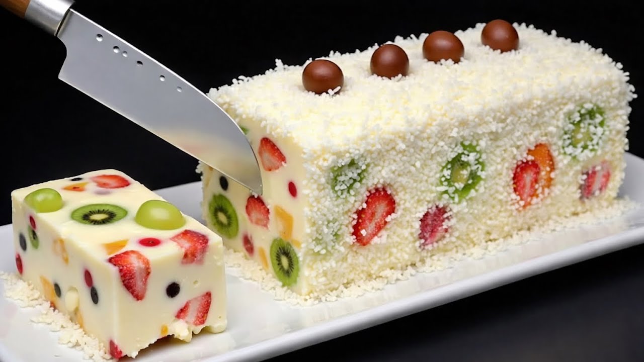 ❗Только молоко и сгущенное молоко! Быстрый десерт за 5 минут — без духовки, муки и желатина!