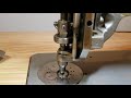 Chain Stitch Embroidery Handle under table -Basic Machine Movement