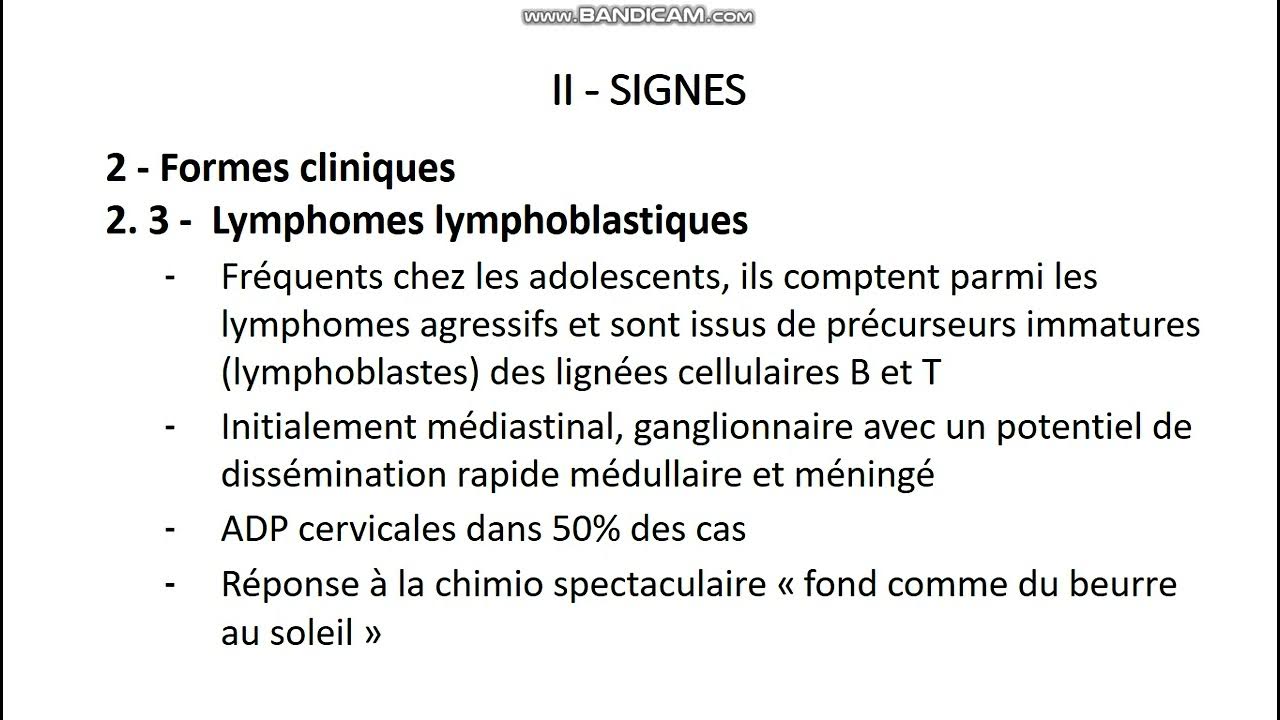 Lymphomes non hodgkiniens 4 YouTube