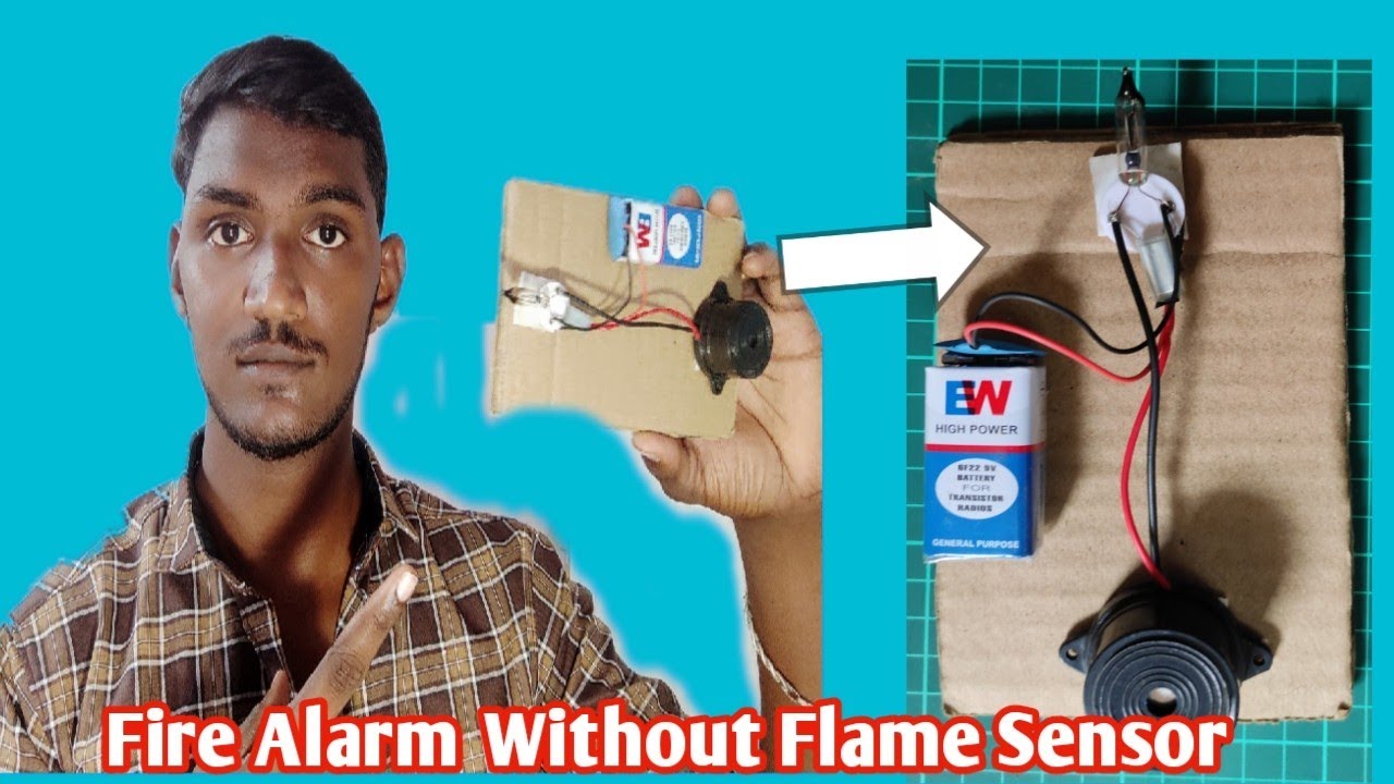 How To Make Fire Alarm Without Flame Sensor | Workbench Tamizha.