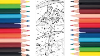 Coloring Naruto With Hinata, Boruto And Himawari Part 1 | Color Fan Game: Android / IOS screenshot 3
