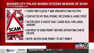 Bossier City police warn of scam promising a large prize; one person robbed of $32,000+