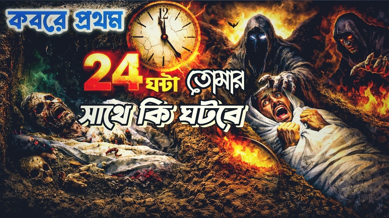 কবরের প্রথম ২৪ ঘন্টা তোমার সাথে কি ঘটবে? 😰 | কবরের আজাব | কবরের প্রথম রাত | Ha Islamic Life