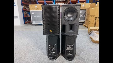 SA8 8 inch active and passive top speaker assembled in Sanway new workshop