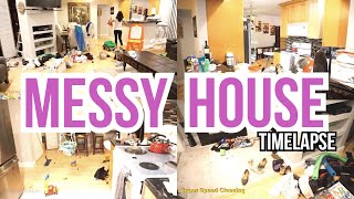 MESSY HOUSE / COMPLETE DISASTER  / CLEANING / CLEANING MOTIVATION / STAY AT HOME MOM / TIMELAPSE