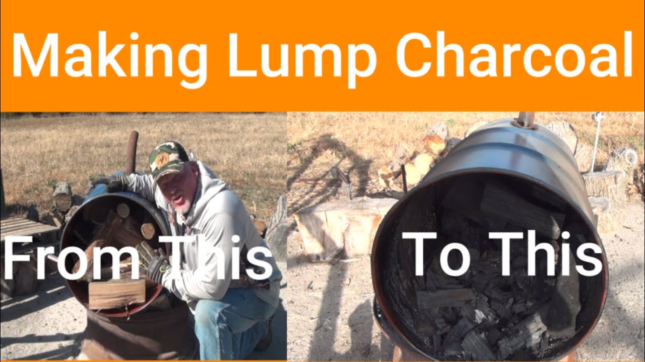 Как сделать древесный уголь своими руками