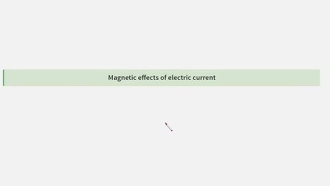 Magnetic Effects of Electric Current Part 1 #SATHEE_ENGG #swayamprabha #engineeringexams