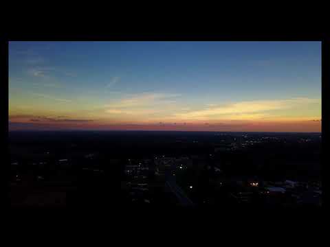 Solar Eclipse Drone Footage in Lafayette, TN - Facing West
