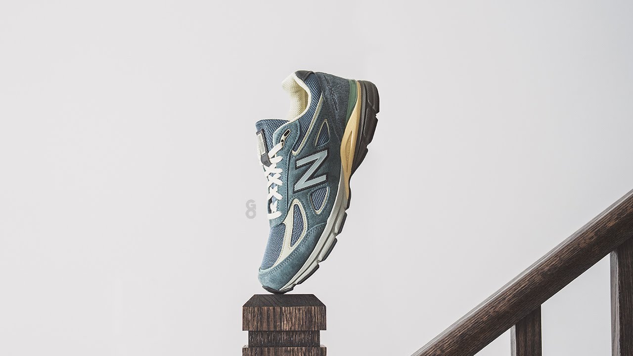 Auralee x New Balance 990 V4 
