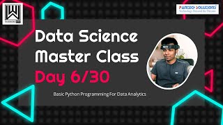 Data Science Master Class - Day 6/30