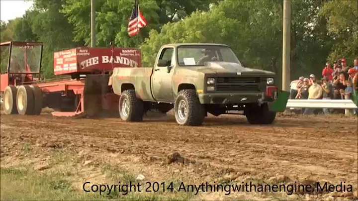 LANCE FREDERICK'S F-BOMB PULLING TRUCK FIRST PULL,...