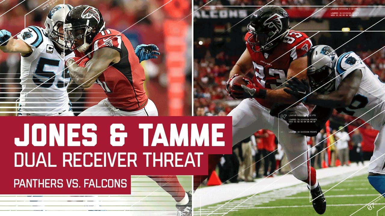 Two Julio Jones Catches Lead to Tamme's TD Catch! Panthers vs