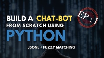 Build a Chatbot from Scratch (Ep.1) | JSONL Knowledge Base + Fuzzy Matching in Python
