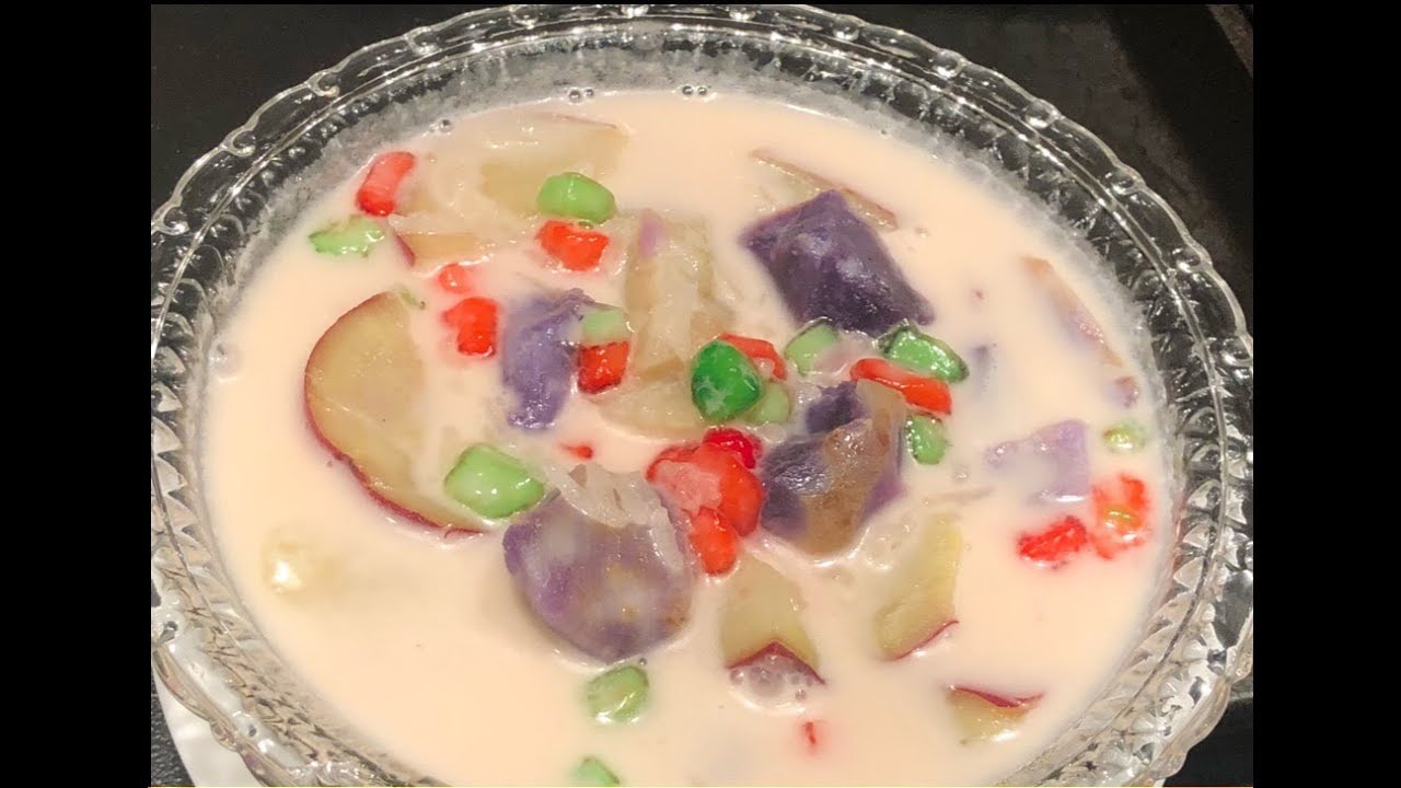 Khmer Dessert Asian Sweet Potato in Palm sugar Dessert