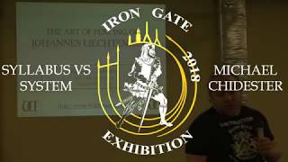 IGX 2018 レクチャー: シラバス vs. システム: マイケル・チデスターによる Johannes Liechtenauer の方法