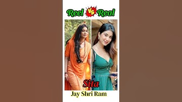 Srimad Ramayan Cast Real vs Real  || compare real life vs real life #ramayan #ram #shorts