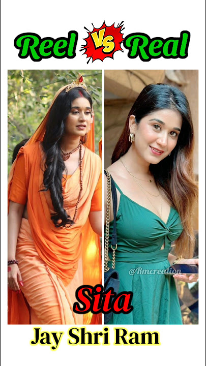 Srimad Ramayan Cast Real vs Real  || compare real life vs real life #ramayan #ram #shorts