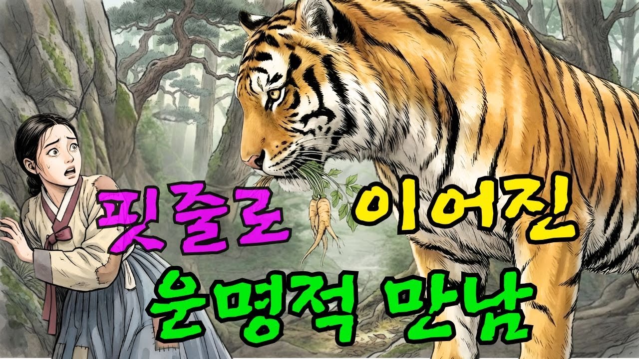 산군 호랑이와 효녀의 숨겨진 인연! 눈물 없이 볼 수 없는 한국 전래동화 감동 실화