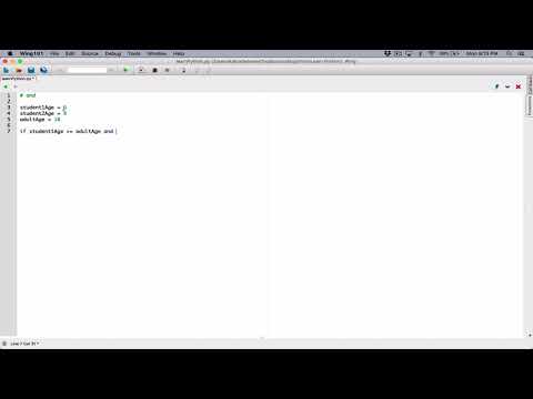 56. The and logical operator - Learn Python