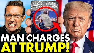 🚨 BREAKING: Angry Man STORMS Stage At Trump Rally, CHARGES At Trump! Trump’s Reaction is STUNNING…