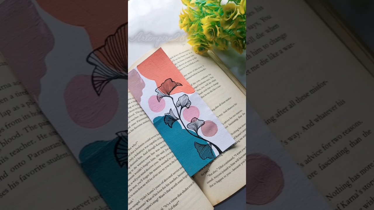 Easy boho bookmark 🔖