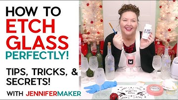 How to Etch Glass Perfectly: Tips and Tricks for BETTER Results!