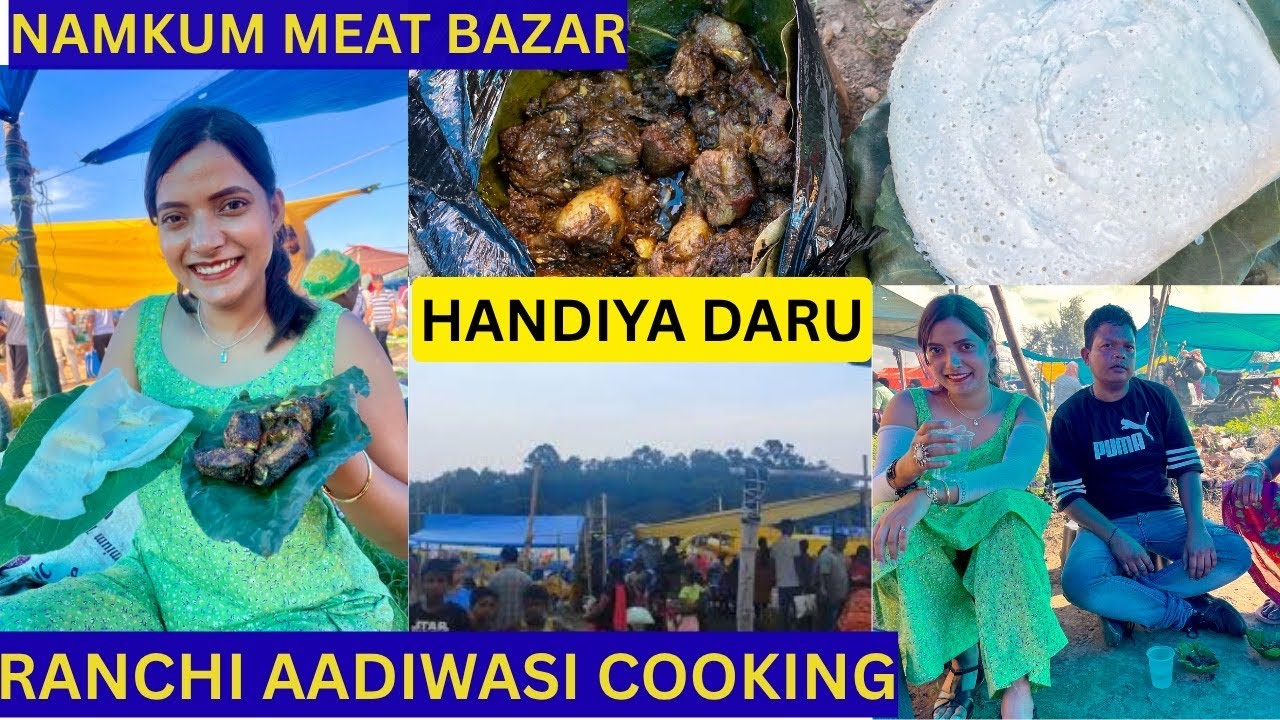 Jharkhand biggest meat market |Ranchi Trible culture |Namkum Bazar 