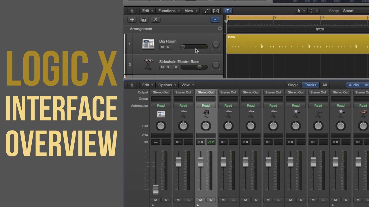 How to use the Logic X Interface - YouTube