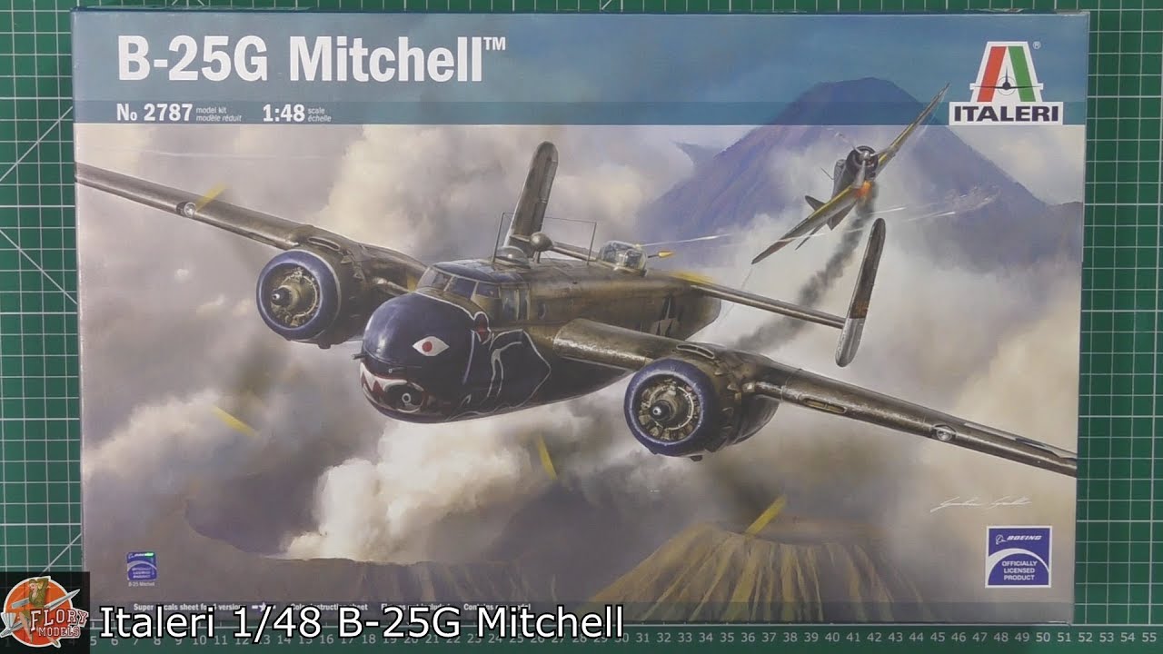 Italeri 1/48 B-25G Mitchell review - YouTube