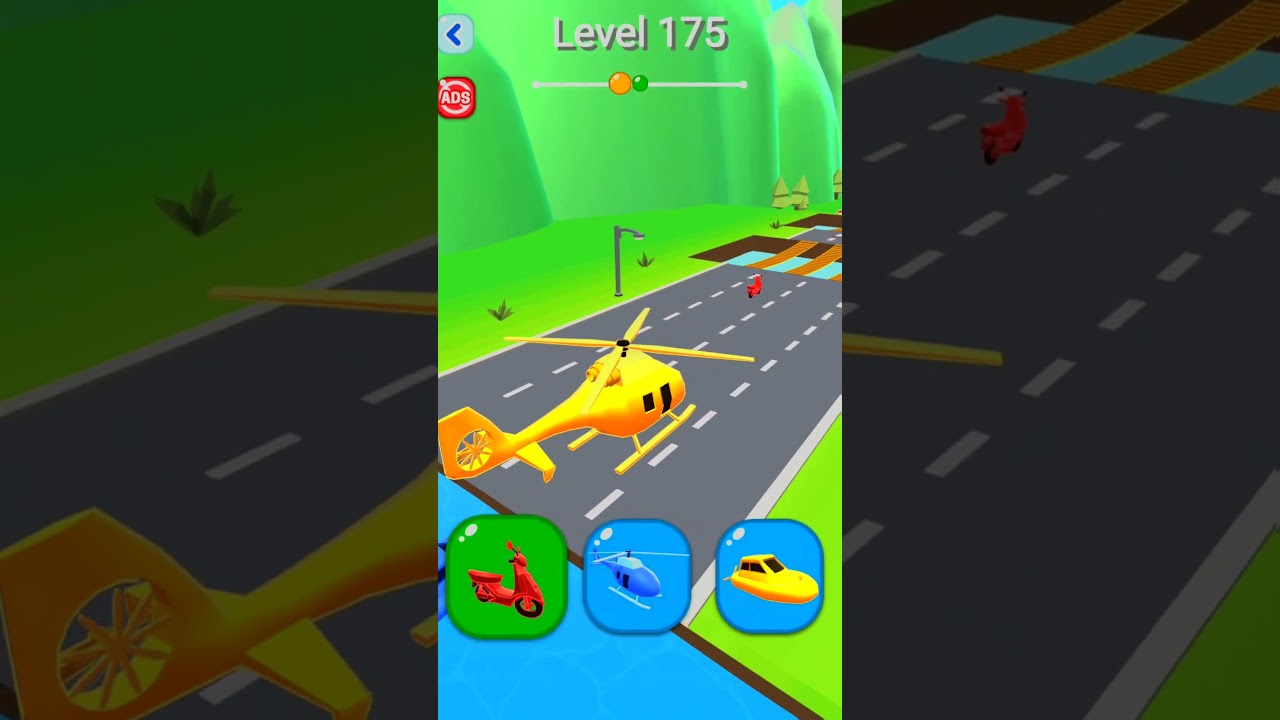 Shape-Shifting 🚗🚁🛥️ | New Hyper Casual Game 🔥| 