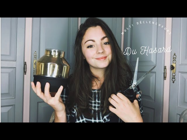 FRENCH ASMR ♡ Multi Triggers of Chance ♡ (Lamp / Hands / Chisel ...)