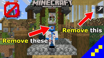 How to remove POTION BUBBLES in Minecraft Bedrock