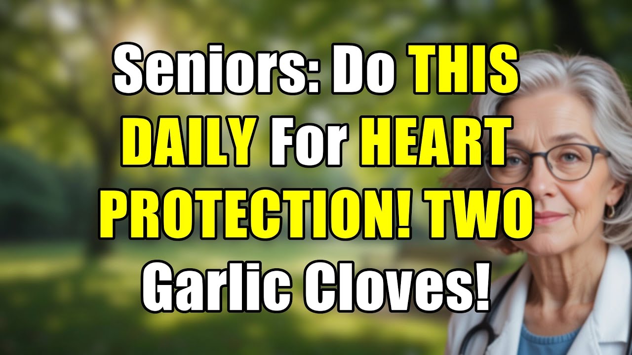 Seniors: Uncover the SECRET! 2 Garlic Cloves Daily for Heart Protection!