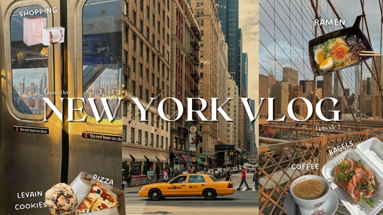 Alone in New York🗽: What I Eat + Coffee Hopping, Exploring, Shopping | Cozy Vlog | NYC VLOG | Ep. 1