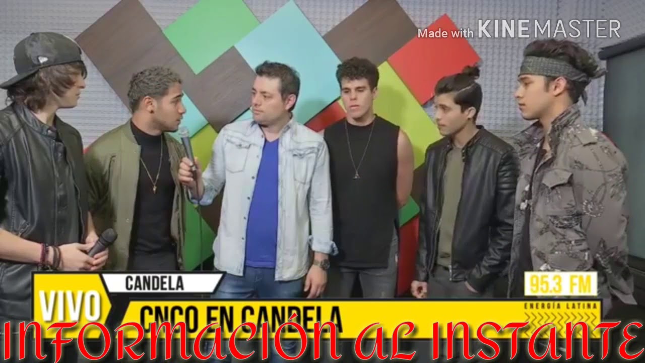 CNCO entrevista en Radio Candela